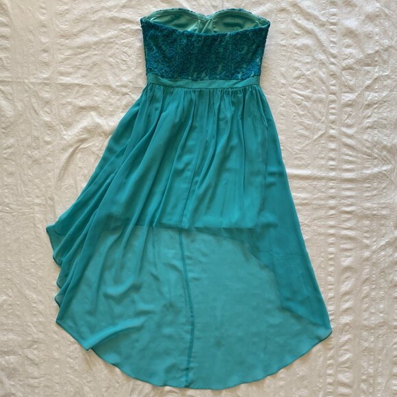 Women's/Girl's Special Occasion Dress by Forever 21 XXI - Aqua - Size M - Picture 13 of 16